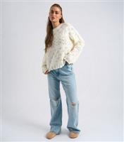 Women's Pointelle Knit Jumper Urban Bliss New Look