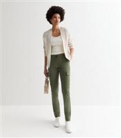 Women's Tall Khaki Cargo Trousers JDY New Look