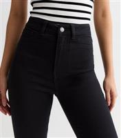 Women's Stay Tall Black High Waist Hallie Super Skinny Jeans New Look