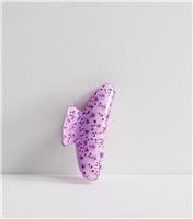 Purple Floral Hair Claw Clip New Look