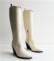 Women's Pointed Knee High Boots Public Desire New Look
