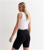 Women's Petite 2 Pack Black Cycling Shorts New Look