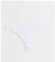 Women's White Micro Thong New Look