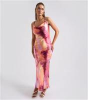 Women's Tie Dye Slip Dress Urban Bliss New Look