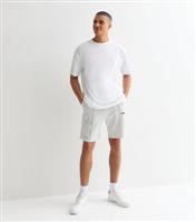 Men's White Regular Logo Sweat Shorts Jack & Jones New Look