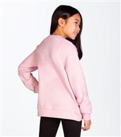 Girls' Pink Sequin Logo Sweatshirt Pineapple New Look