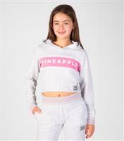 Girls' Grey Logo Hoodie Pineapple New Look