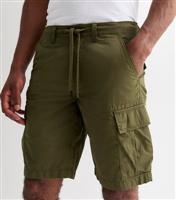 Men's Khaki Cargo Shorts Only and Sons New Look