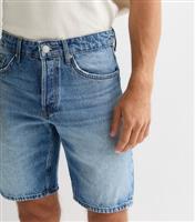 Men's Blue Denim Shorts Only and Sons New Look