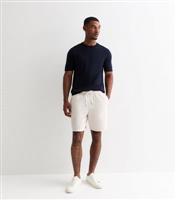 Men's Navy Regular Fine-Knit Short-Sleeve Top Jack & Jones New Look