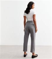 Women's Petite Pale Grey Straight Leg Jeans New Look