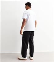 Men's Black Relaxed Cotton Cargo Trousers New Look