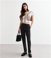 Women's Black Tailored Slim Fit Trousers New Look
