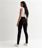Women's Black Stretch Slim Fit Tailored Trousers New Look