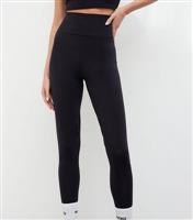 Women's Black High Waist Leggings WKNDGIRL New Look