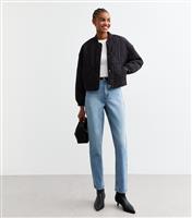 Women's Tall Blue Hannah Straight Leg Jeans New Look