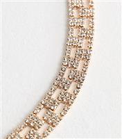 Gold Tone Diamant Chain Belt New Look