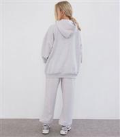 Women's Grey Oversized Joggers WKNDGIRL New Look