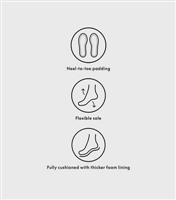 Women's Black Leather-Look Lace Up Ankle Boots Vegan New Look