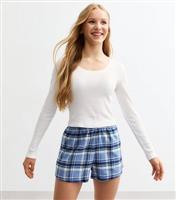 Girls' Blue Shorts Pyjama Set New Look