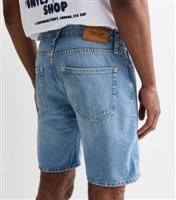 Men's Jack & Jones Blue Denim Shorts New Look