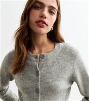 Women's Grey Sequin Embellished Cardigan New Look