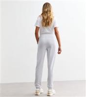 Women's Tall Grey Cuffed Jersey Joggers New Look