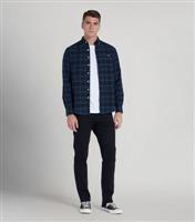 Men's Blue Plaid Twill Shirt Farah New Look