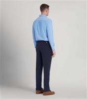 Men's Navy Straight Trousers Farah New Look