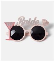 Muse Pink Hen Do Bride Sunglasses New Look