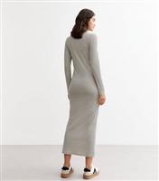 Women's Maternity White Striped Long Sleeve Dress New Look