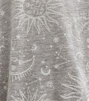 Women's Grey Sun Moon Print Pyjama Set New Look