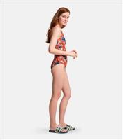 Women's Orla Kiely Orange Floral Swimsuit Regatta New Look