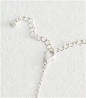 Silver Tone Heart Pendant Necklace New Look