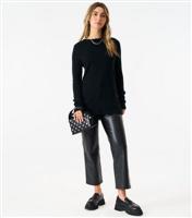 Women's Black Slim Jumper Gini London New Look