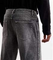 Men's Grey Relaxed Denim Jeans New Look