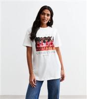 Women's White Oversized Christmas Mean Girls' T-Shirt New Look