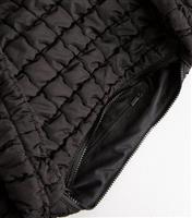 Black Long Strap Quilted Shoulder Bag New Look