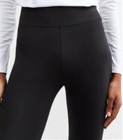Women's Tall Black Stretch Cotton Leggings New Look