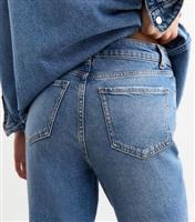 Women's Blue Diamant Straight Leg Jeans New Look