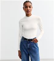 Women's Tall White High Neck Bodysuit New Look