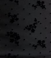 Women's Black Floral Flocked Mesh Midi Skirt New Look