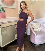 Women's Plum Cut Out Midi Dress AX Paris New Look