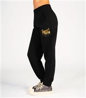 Girls' Black Metallic Logo Jersey Joggers Pineapple New Look