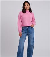 Women's Pink Exposed Sea Jumper Urban Bliss New Look