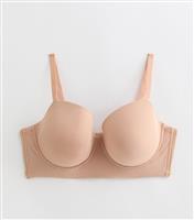 Women's Plus Size Tan Smooth Multiway Padded Bra Curves New Look