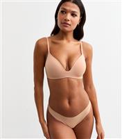 Women's Tan Smooth Multiway Bralette New Look