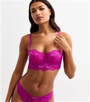 Women's Pink Multiway Strapless Lace Bra New Look