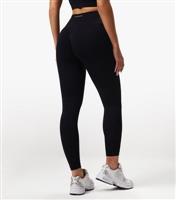 Women's Black GK Sculpt Seamless Scrunch Bum Leggings Gym King New Look