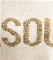 Women's Cream Bisous Slogan Knitted Jumper New Look